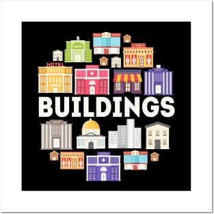 buildings concept Posters and Art